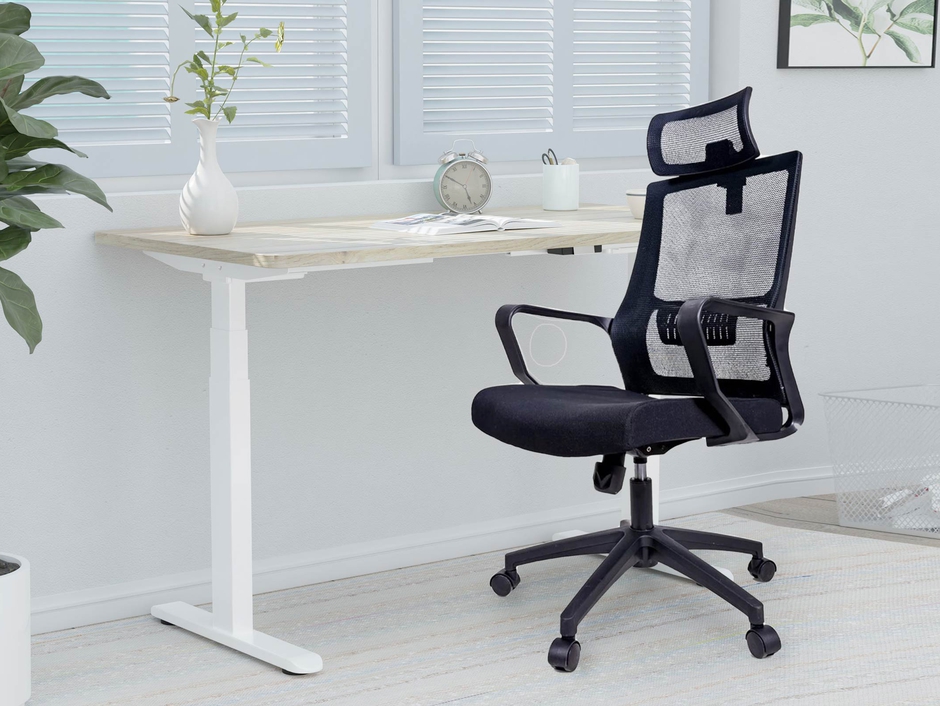 US OFFICE ELEMENTS USOFFICE ELEMENTS High Back Big & Tall Office Chair: Headrest
