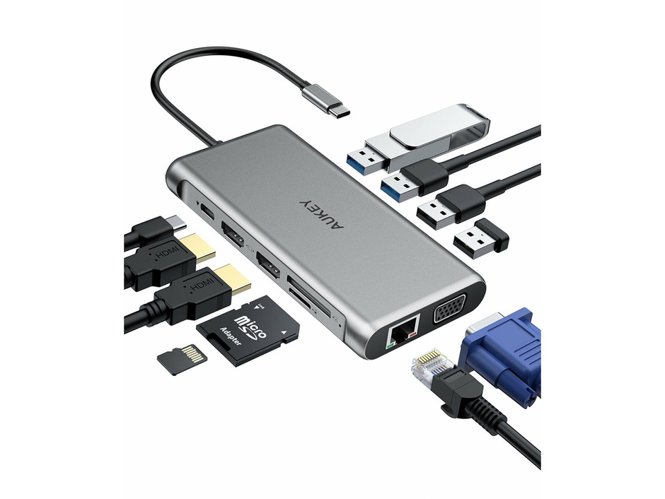 6Blu 12-in-1 USB-C Hub with Gigabit Ethernet
