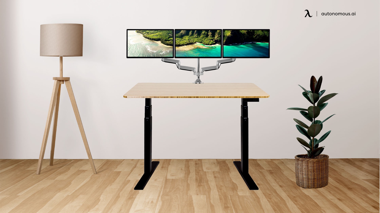 Triple Monitor Arm for 27 Inch Monitor (2024 Listing)