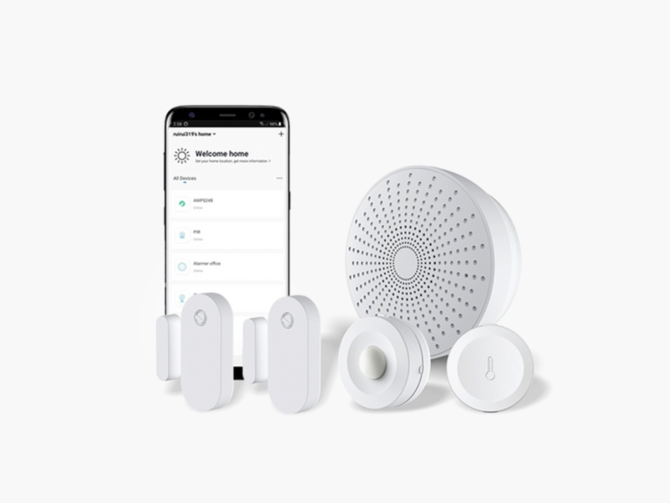 Eco4Life Smart Home DIY Wireless Alarm Security System 5 Pieces Kits
