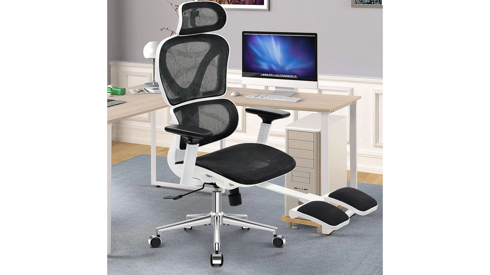 KERDOM Ergonomic Chair: Additional Footrest - Autonomous.ai