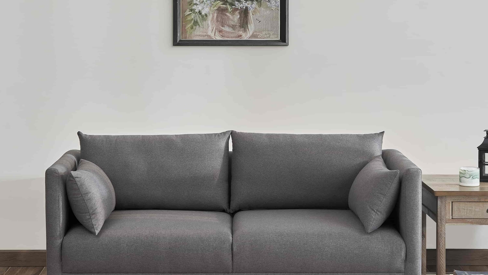 Vifah Contemporary Soft 72 Inch Sofa