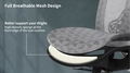 logicfox-ergonomic-office-chair-saddle-shaped-mesh-seat-full-mesh-ergonomic-office-chair-pro-by-logicfox - Autonomous.ai