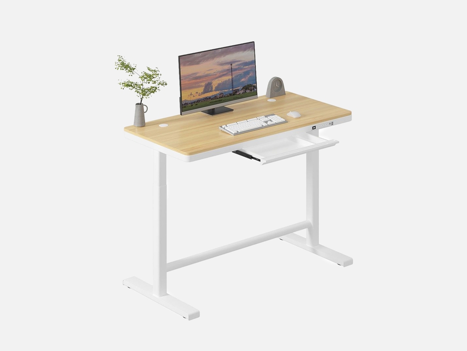 Northread Standing Desk with Drawers: Charging Port