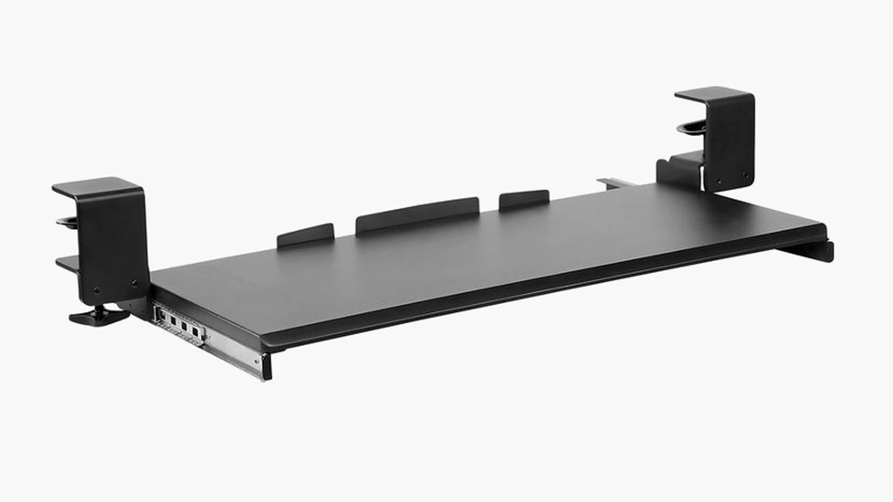 Clamp-On Adjustable Keyboard and Mouse Drawer Platform by Mount-It! - Autonomous.ai
