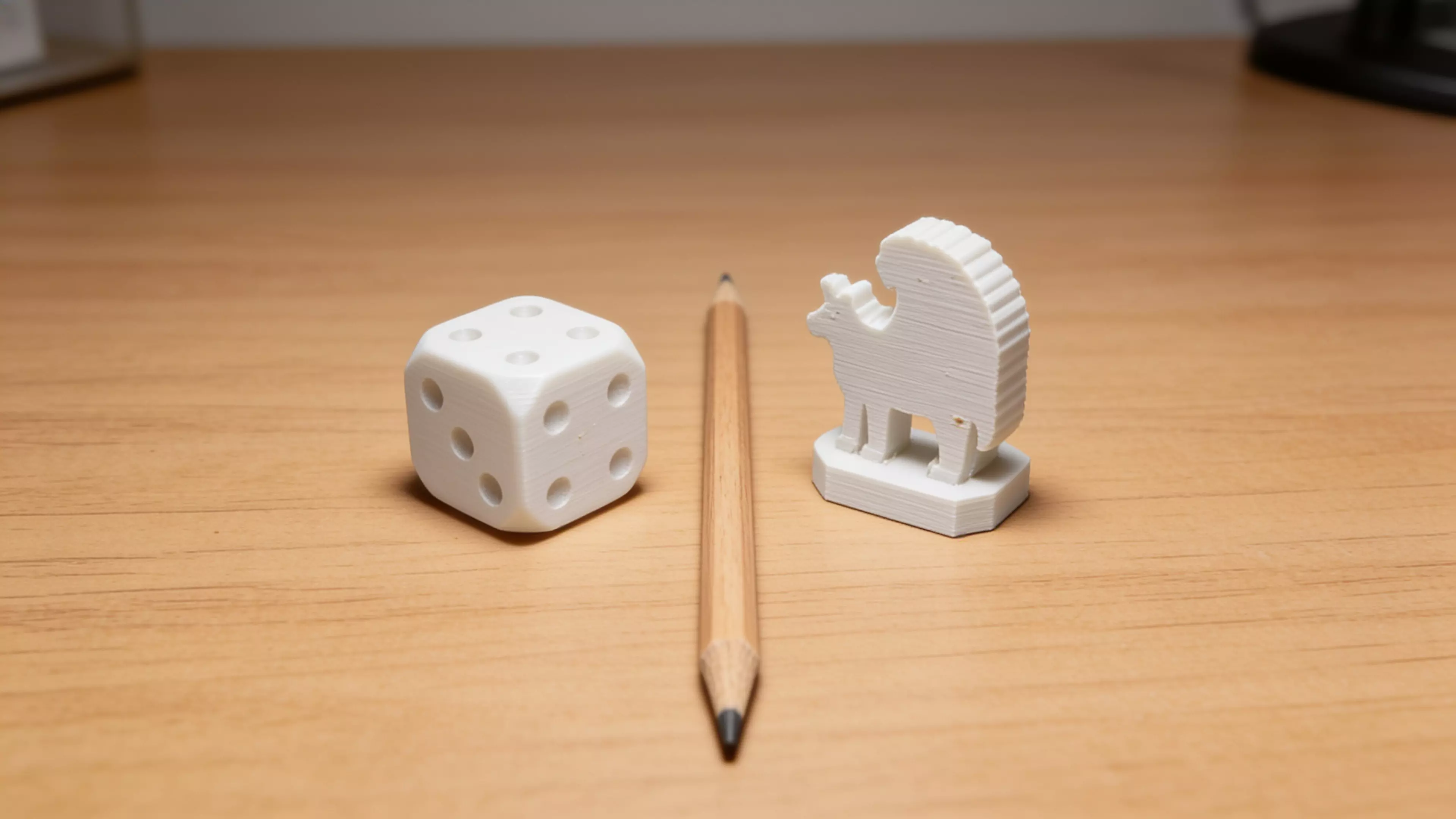 A complete printable set for the game: a 270 × 270 mm snap-together tile board with all 24 spaces engraved, 6 animal tokens (lion, elephant, fox, turtle, panda, eagle), shelter + wildlife-center building pieces, two dice, and a card/money storage tray.