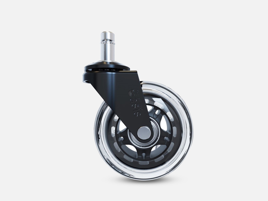 The Office Oasis Office Chair Wheels for Hardwood Floors (Set of 5)