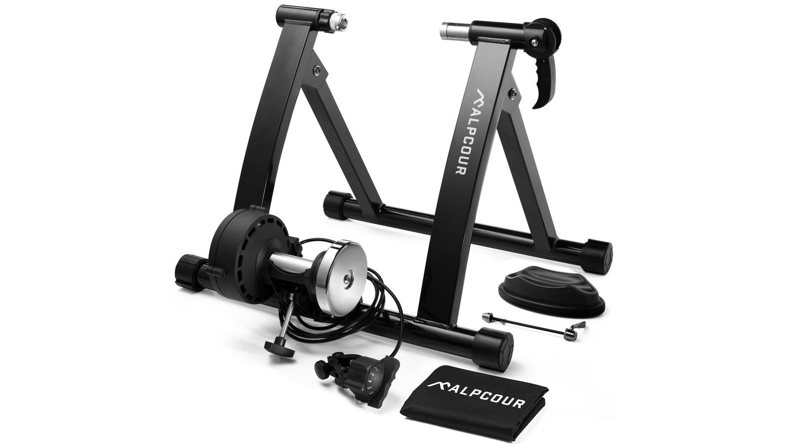 Alpcour Portable Stationary Bike Trainer Stand for Indoor Riding