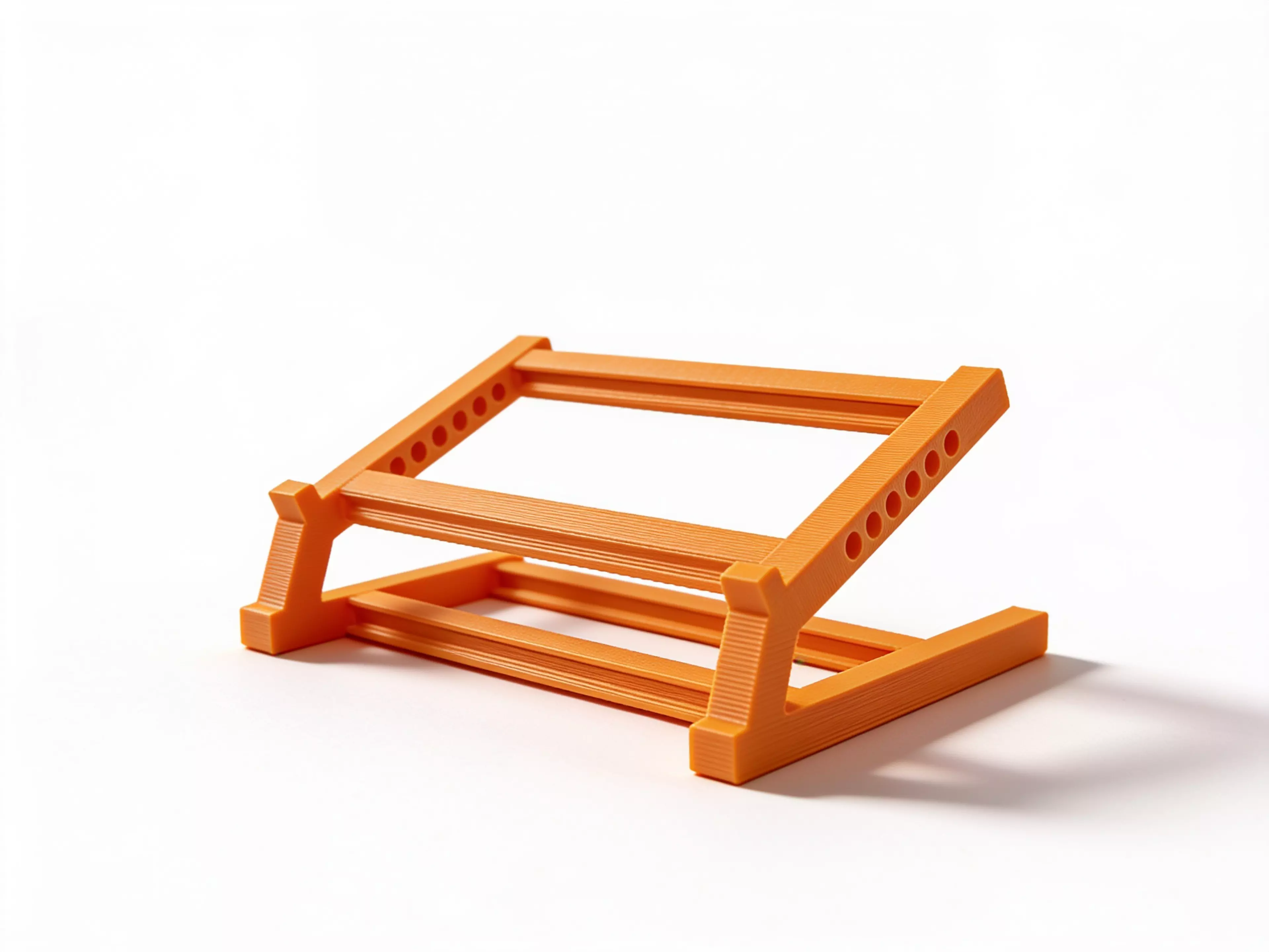 Z-Leg Laptop Stand — Press-Fit Honeycomb Frame (13" MacBook)