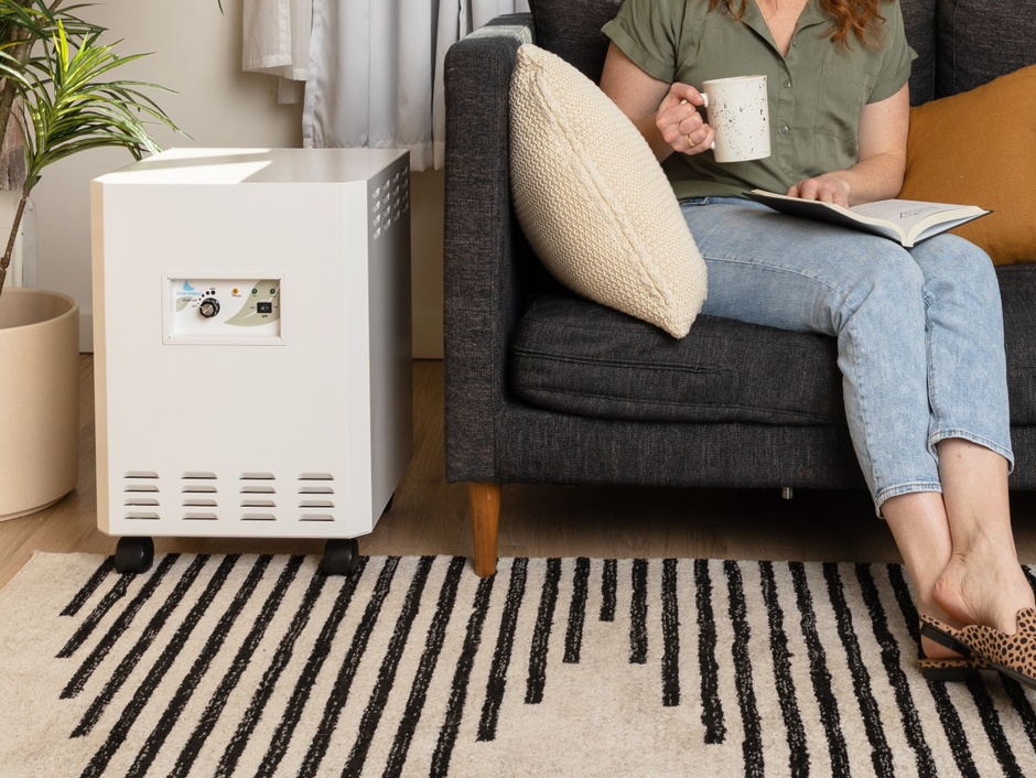 EnviroKlenz Air System Plus: HEPA filter, patented technology and UVC