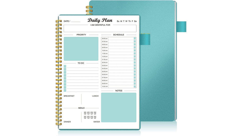 KERDOM Regolden-Book Daily Planner Undated: 160 Pages (7x10") - Autonomous.ai