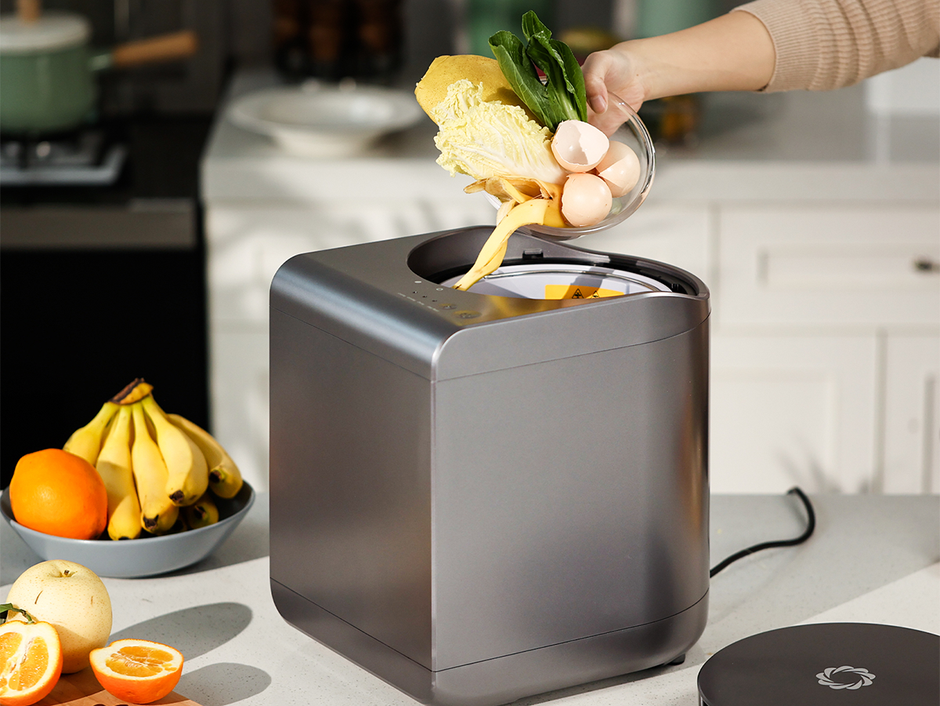 Airthereal Electric Kitchen Composter: SHARKSDEN® Trinity Blade