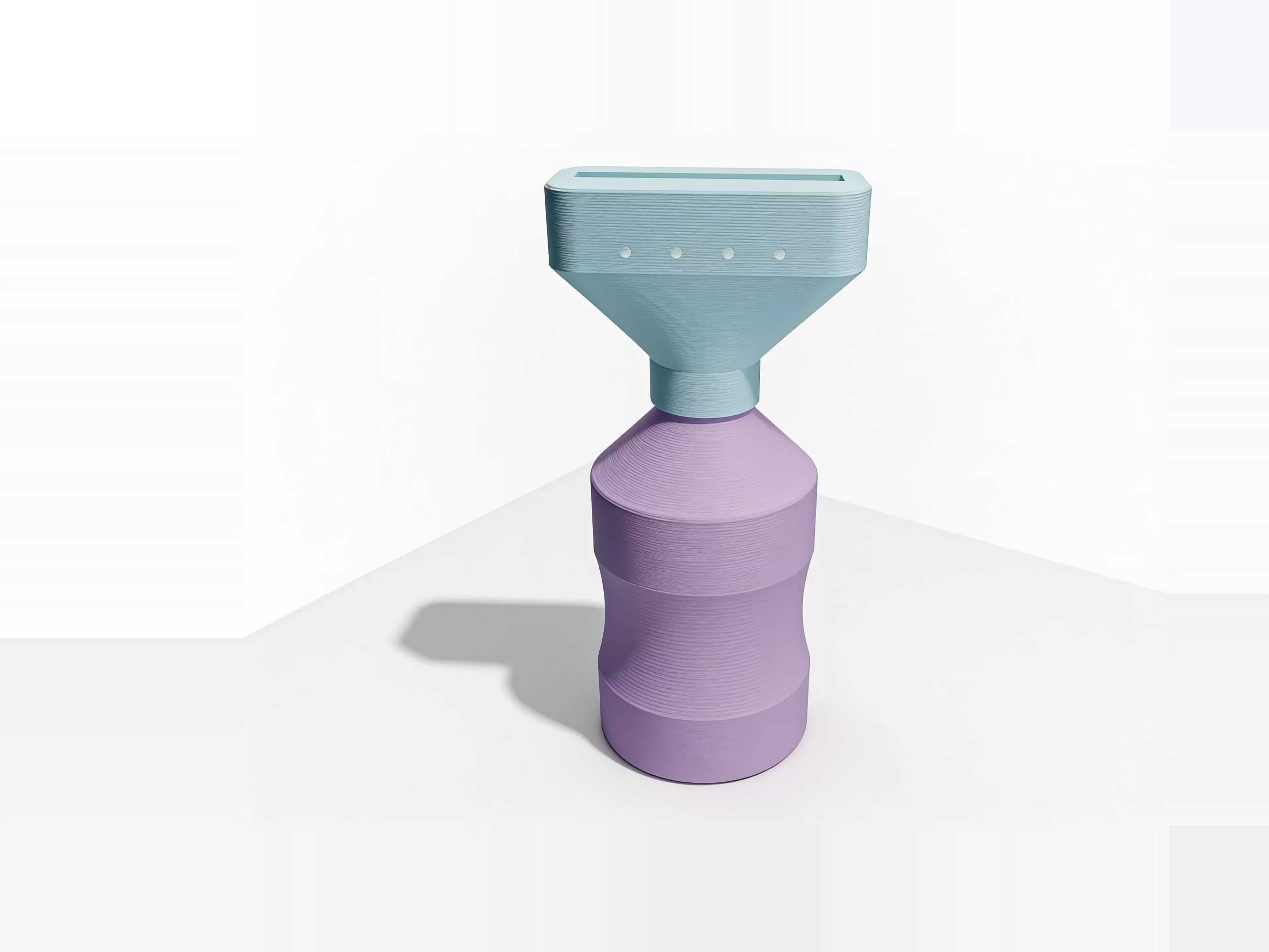 Stop juggling your water bottle and phone during workouts.
📱 PHONE STAND CAP
Screw-on lid doubles as a secure phone holder with a self-adjusting wedge slot (fits 70-90mm wide phones with case). Landscape orientation perfect for watching exercise tutorials, timers, or music playlists.

💧 500ML HYDRATION
Generous capacity for full gym sessions. PETG construction is durable, lightweight, and easy to clean. Built-in drainage holes in the phone slot keep moisture away from your device.

🏋️ GYM-READY DESIGN
Stable base prevents tipping even when empty. Compact enough for any bench, desk, or floor mat. The angled phone position keeps your screen visible at eye level without straining your neck.

Perfect for: Home gym enthusiasts, personal trainers, CrossFit athletes, yoga practitioners, anyone who follows video workouts.