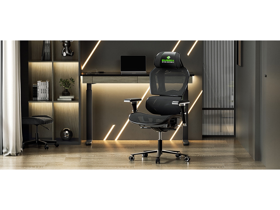 EUREKA ERGONOMIC Typhon Home Office Gaming Chair: Breathable Mesh
