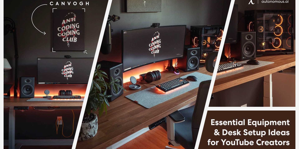 Essential Equipment and Desk Setup Ideas for YouTube Creators