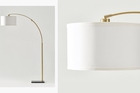 Image aout Logen Led Floor Lamp by Brightech Brass 3