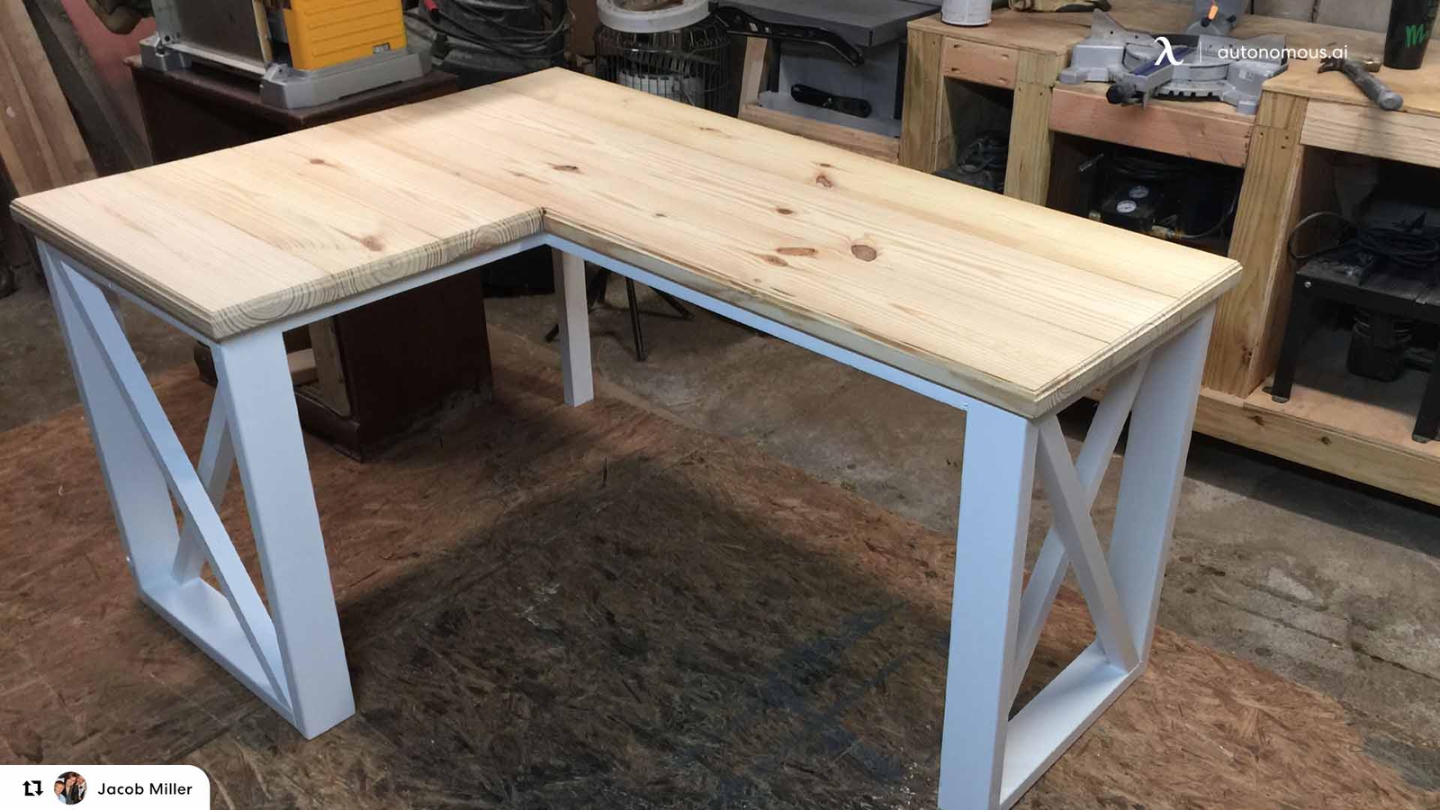How to Make a DIY L-Shaped Desk at Home