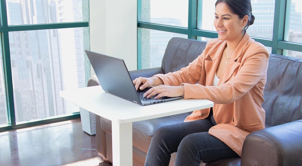Mount-It! Adjustable Rolling Laptop Desk