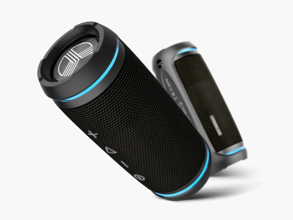 TREBLAB HD77 Wireless Outdoor Bluetooth Speaker: Dual Bass & Water Resistance