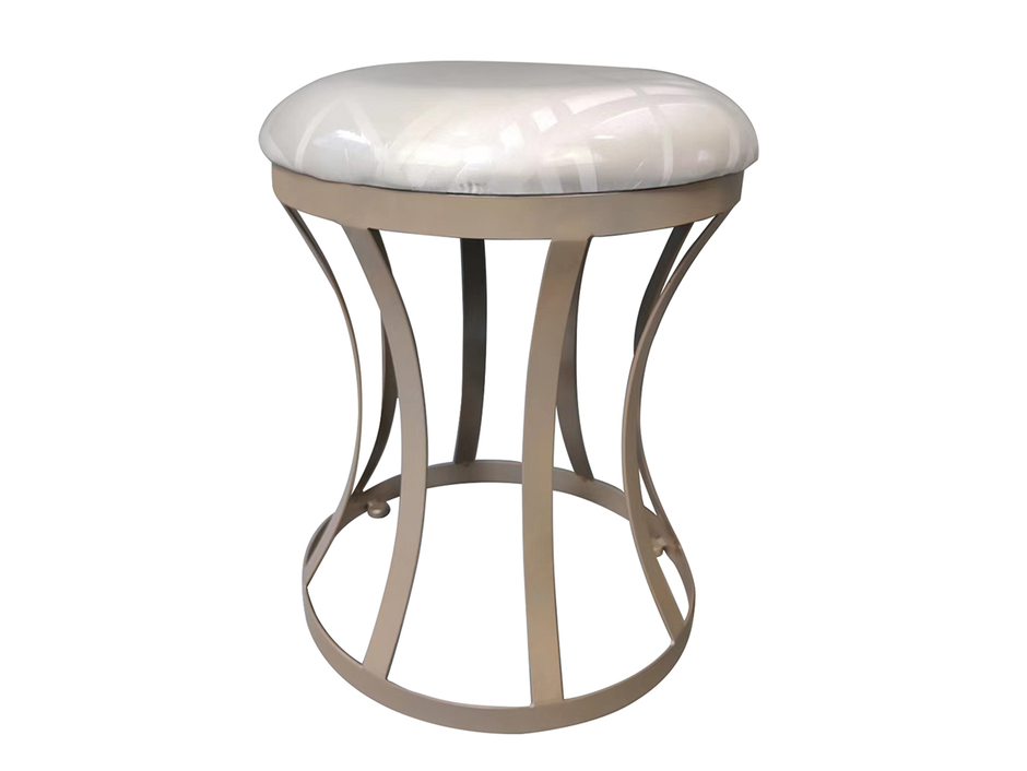 SunnyPoint Stool-Champagne Gold