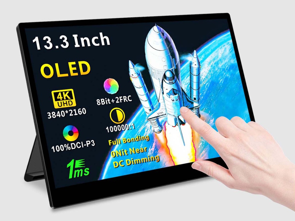 Magedok 13.3 Inch OLED 4K UHD Portable Touch Monitor