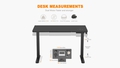 height-adjustable-electric-glass-top-standing-desk-with-drawer-black - Autonomous.ai