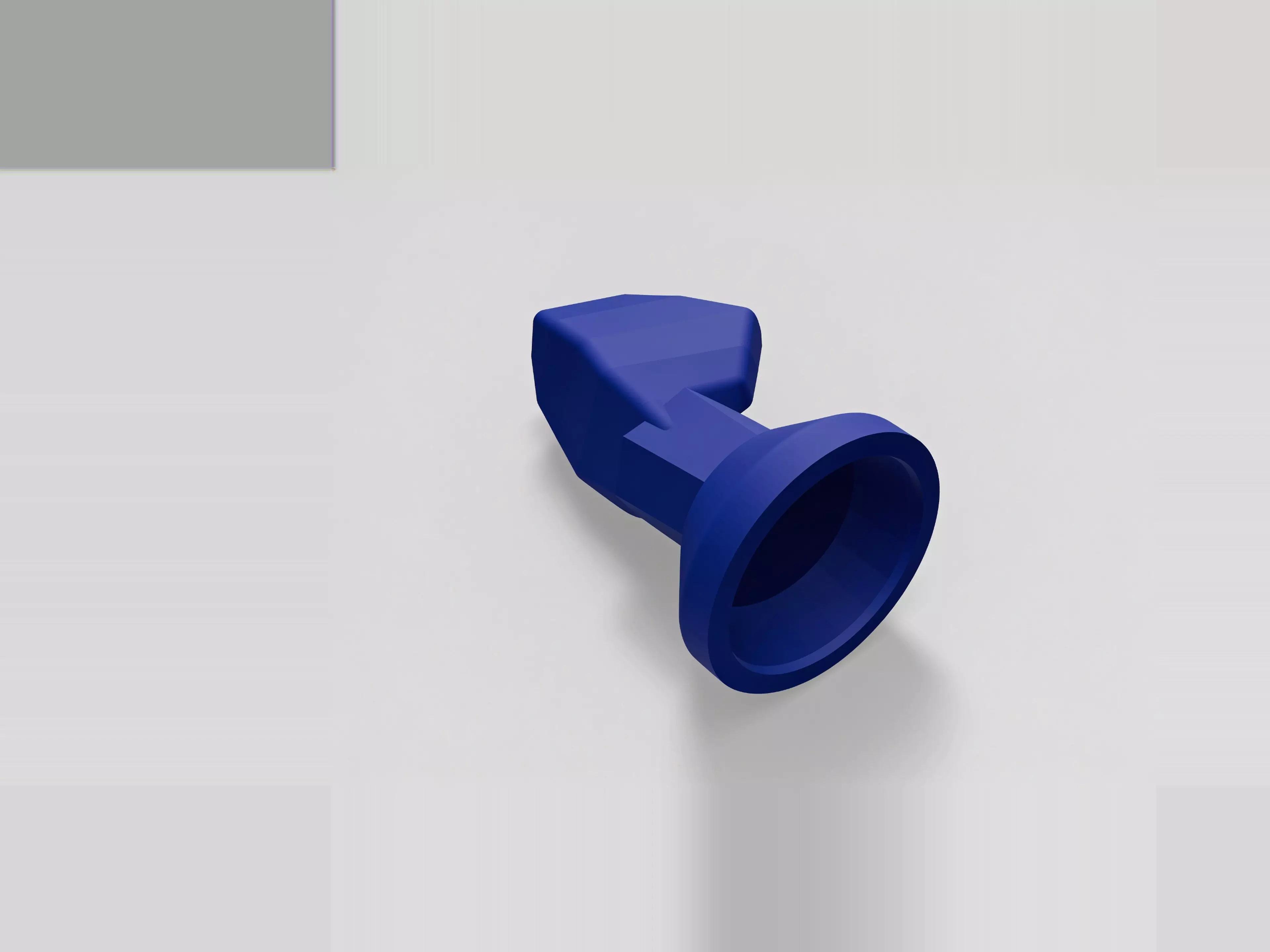 A modern-minimalist, low-poly chess Knight sized for a standard tournament set (King ≈ 95 mm reference), printed as one solid faceted piece with a felt-pad recess base.