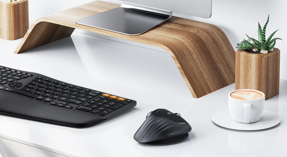 ProtoArc EM01 Advanced Wireless RGB Trackball Mouse