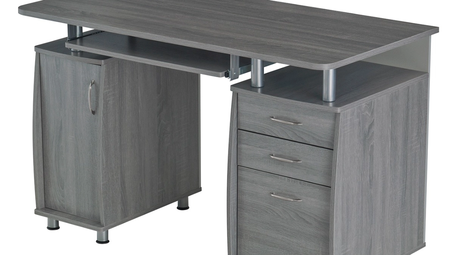 Techni mobili complete workstation computer desk with storage drawers 2025