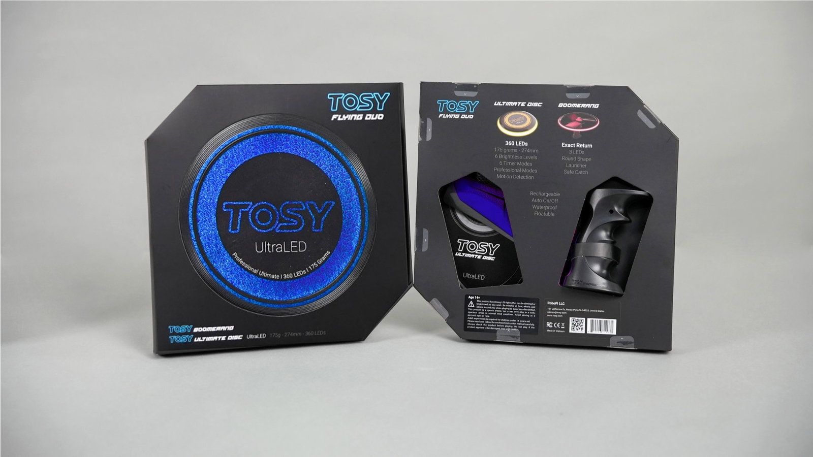 TOSY Flying Duo Tosy Boomerang LED Flying Disc Golf