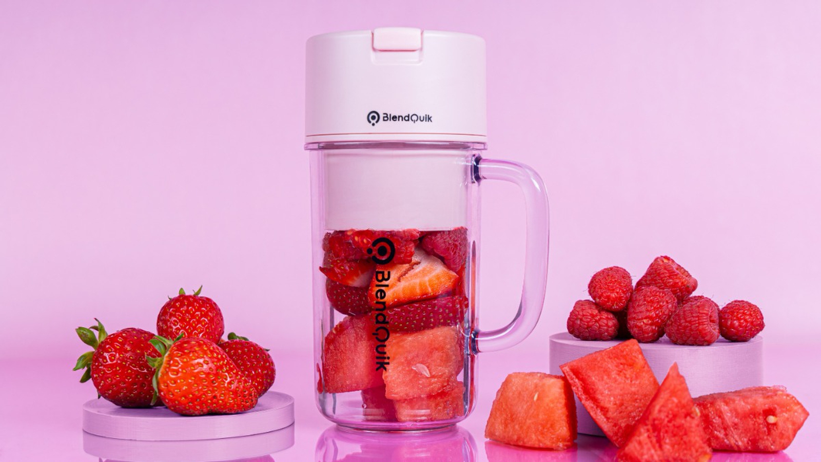 BlendQuik World's First Mason Jar Portable Blender