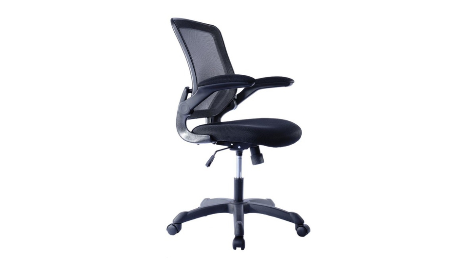 Trio Supply House Mesh Task Office Chair: with Flip Up Arms - Autonomous.ai