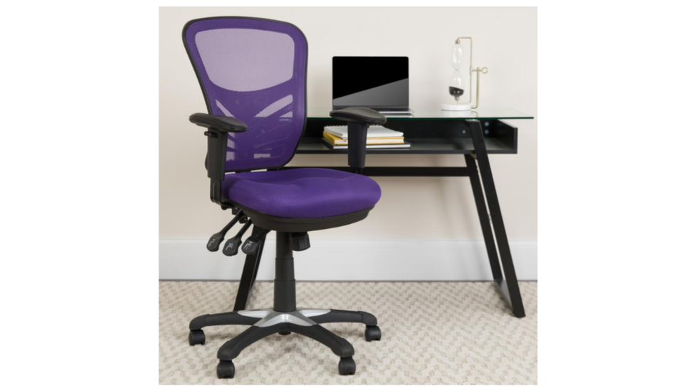 Skyline Decor Mid-Back Swivel Office Chair: Adjustable Arms - Autonomous.ai