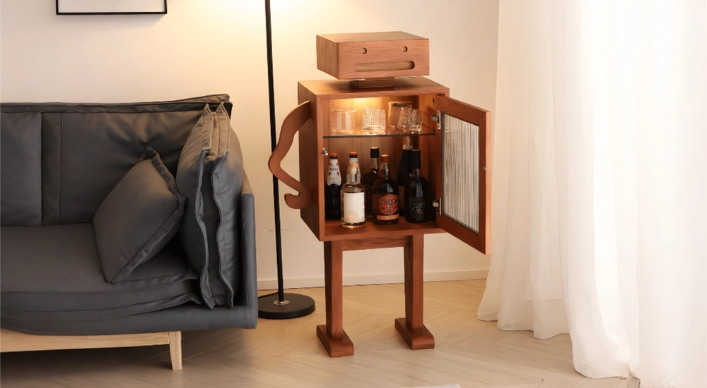 Lamp Depot Robotic Wine Cabinet: Head 360° Rotatable