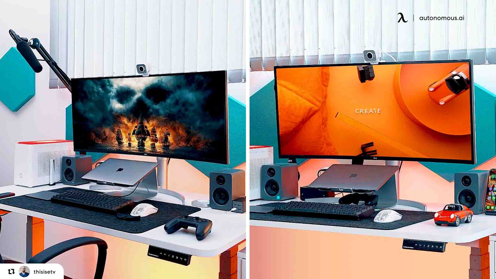 20 White Standing Desk Designs for Minimal Workspace Aesthetic