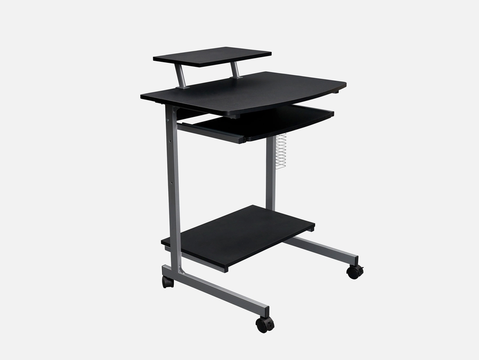 Techni Mobili Compact Computer Cart With Storage