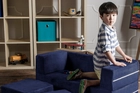 jaxx-and-avana-zipline-modular-kids-loveseat-and-ottomans-navy