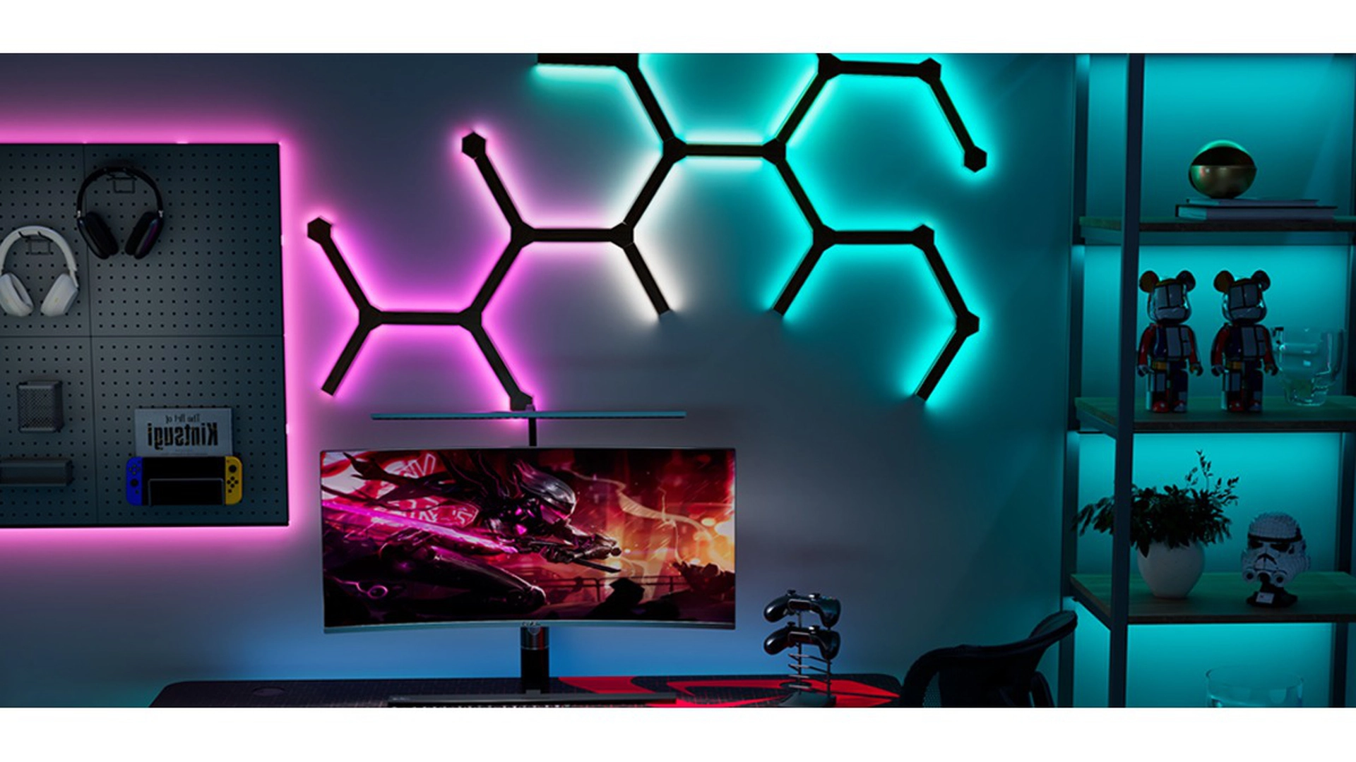 EUREKA ERGONOMIC RGB Wall Art Lighting: Smart Voice & APP Control