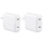 2-Pack White Chargers