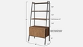 vifah-district-indoor-metal-3-tier-ladder-w-bookcase-vifah-district-indoor-metal-3-tier-ladder-w-bookcase - Autonomous.ai