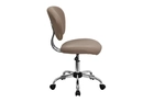 skyline-decor-white-mesh-swivel-task-office-chair-with-chrome-base-coffee-brown