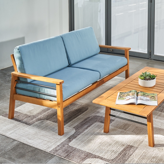 Patio 2 seater hotsell couch