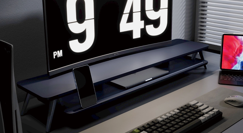 FENGE Dual Monitor Stand with Two Tiers