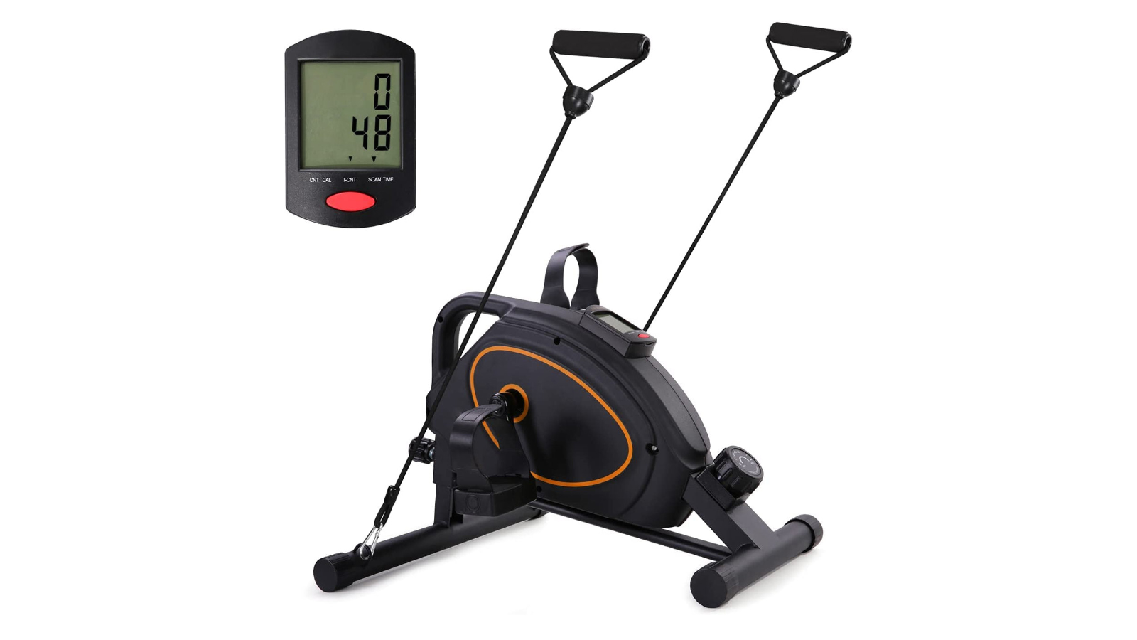 Under Desk Exercise Bike with Adjustable Resistance