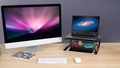 Mount-It! Two Tier Monitor Stand with Shelf - Autonomous.ai