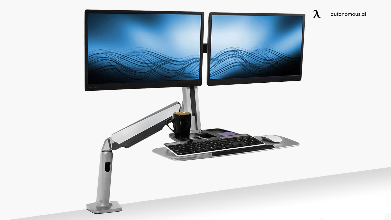 Best 8 Dual Monitor Standing Desk Converters (2023 Review)