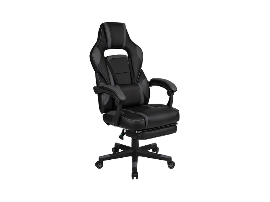 Skyline Decor X40 Gaming Chair: Slide-Out Footrest