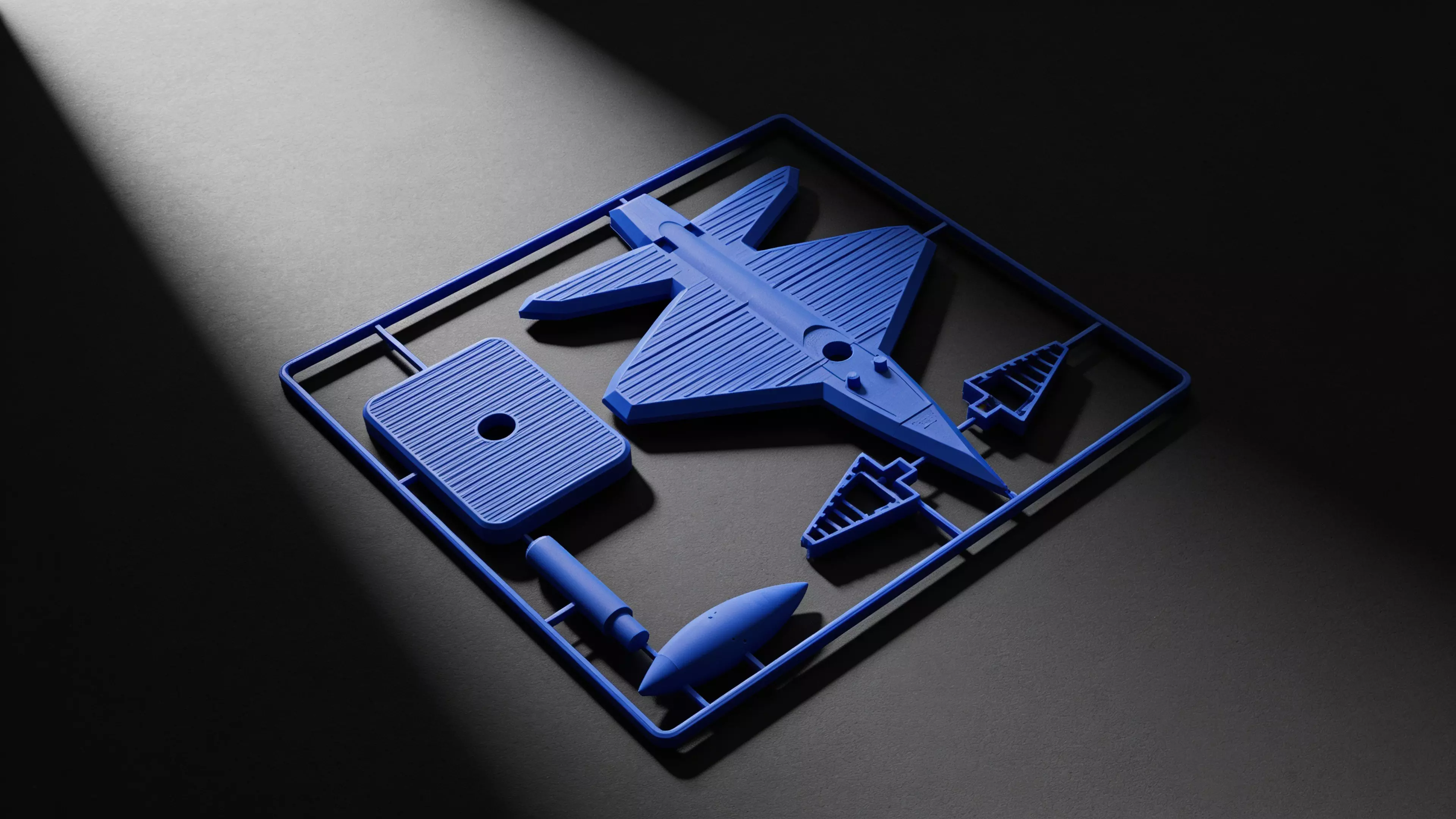 A 3D-printable decorative item 15cm long.