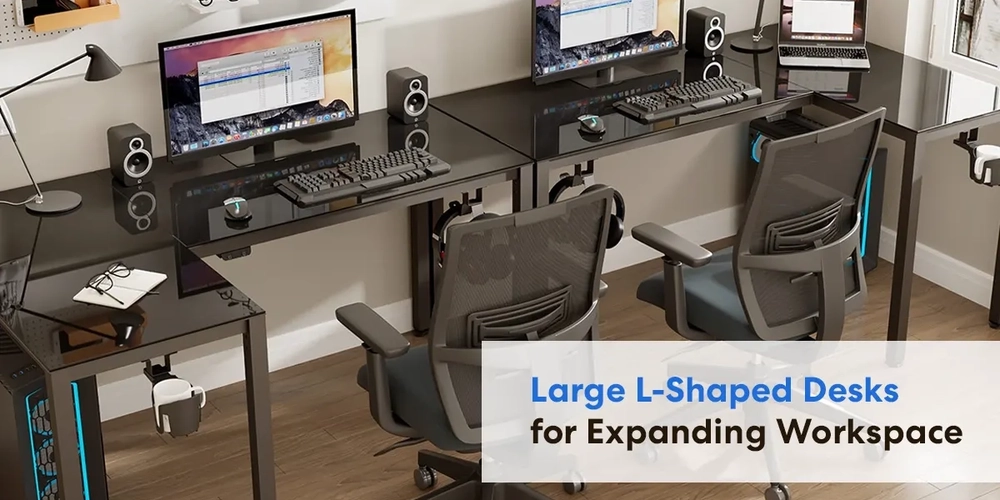 22 Large L-Shaped Desks for Expanding Workspace 2022