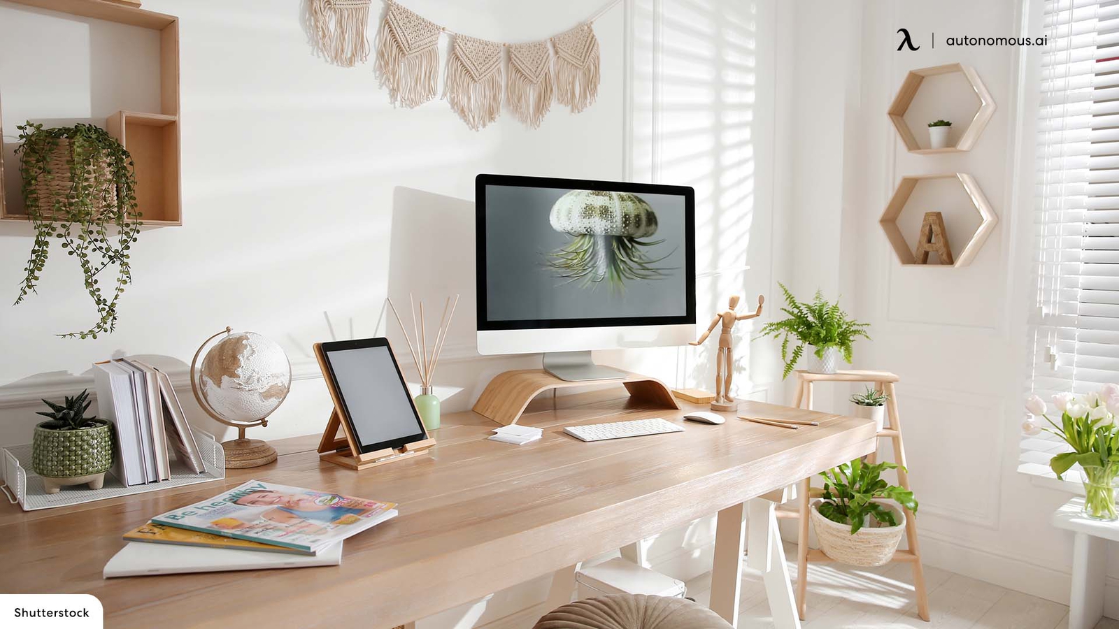 Top 7 Desk Ideas for a Boho Office Aesthetic